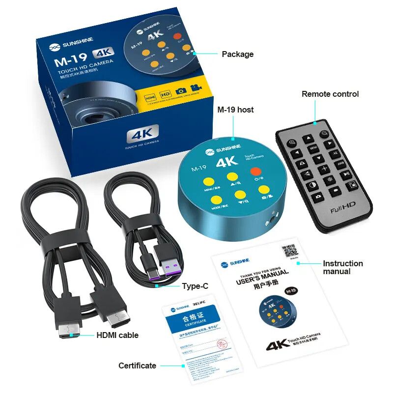CAMARA 4K SUNSHINE M19 – PARA MICROSCOPIO - Image 3
