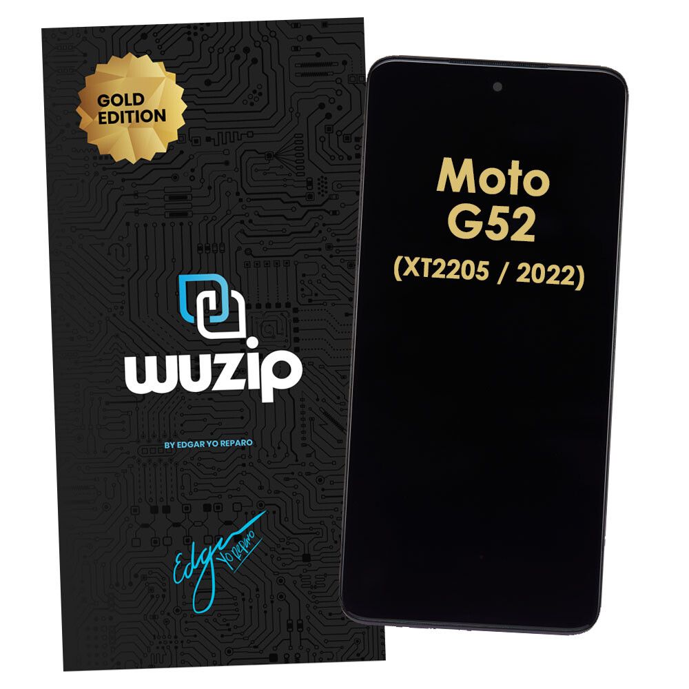 Modulo Moto G52 / G82 C/Frame – Gold Edition