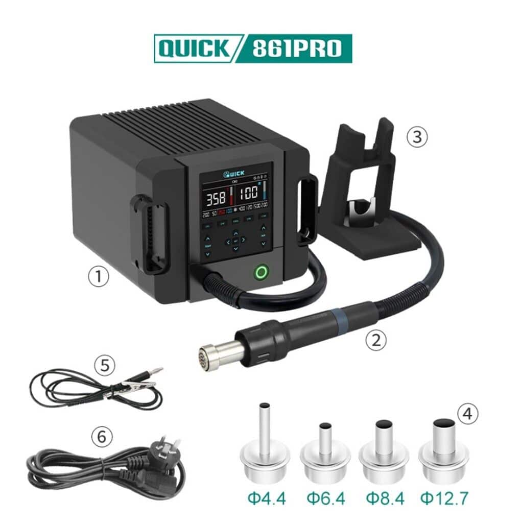 ESTACION DE SOLDADO – AIRE – QUICK 861 PRO - Image 2