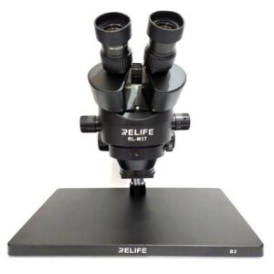 TRINO MICROSCOPIO RELIFE m3t-b3 – con aro 144 led