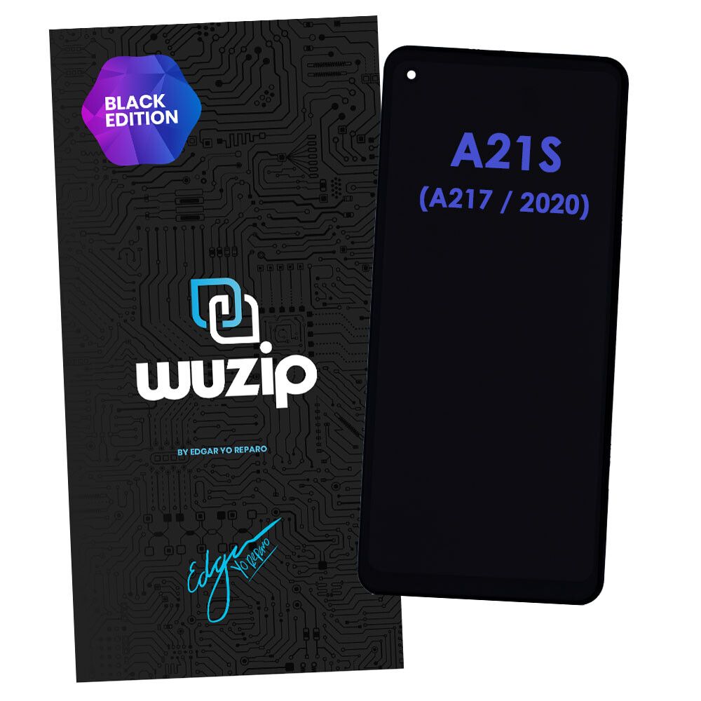 Modulo Samsung A21s A217 C/Marco – Black Edition