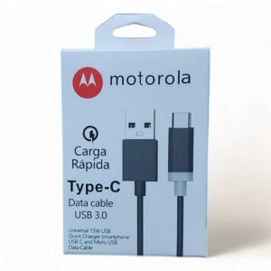CABLE USB A TIPO C MOTOROLA