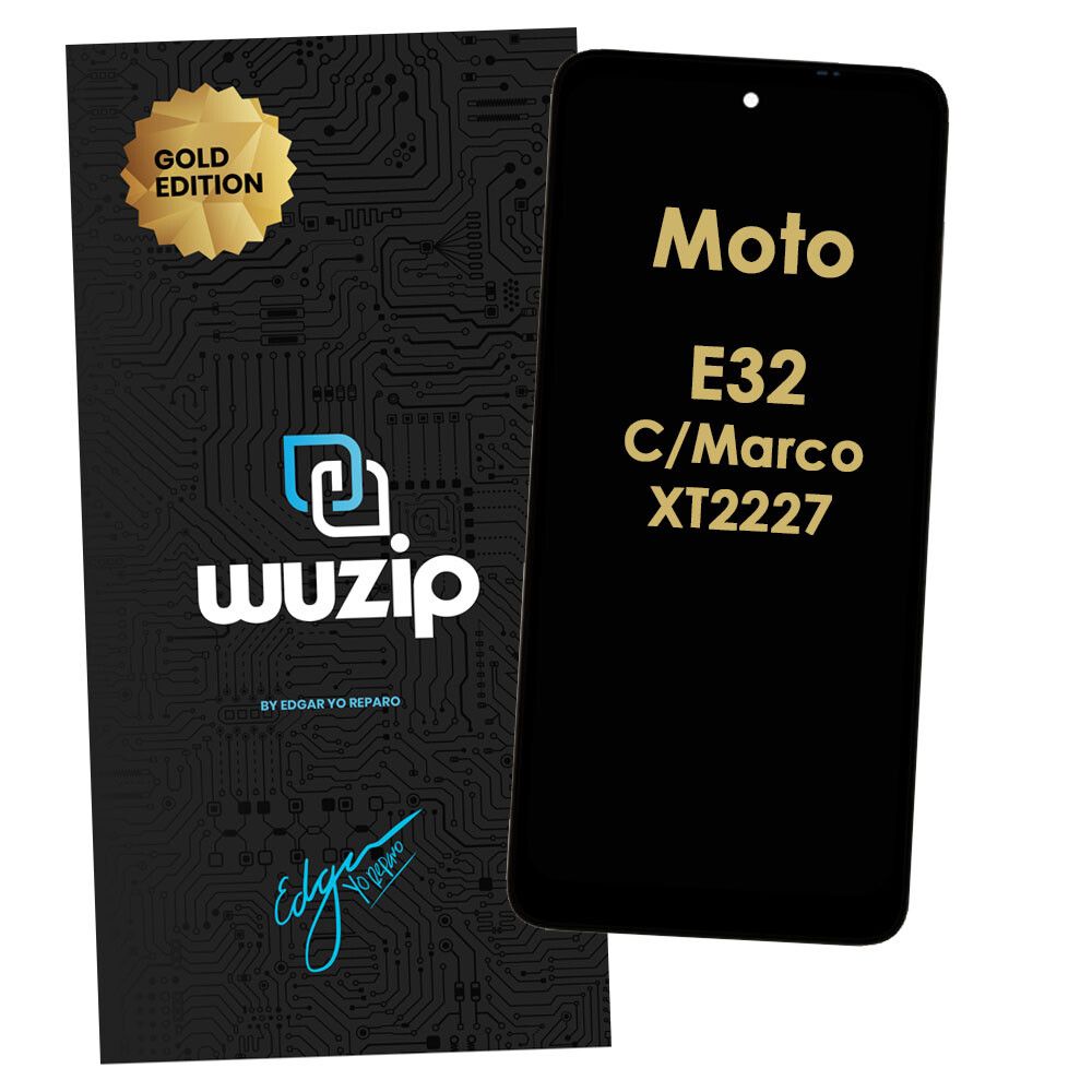 Modulo Moto E32 C/Marco – Gold Edition